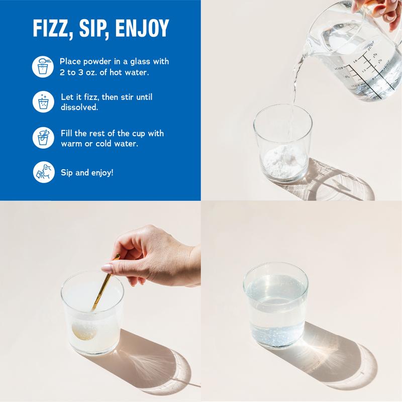 MaxCalm Mezcla Relajante en Polvo con Magnesio Citrato + Glicinato