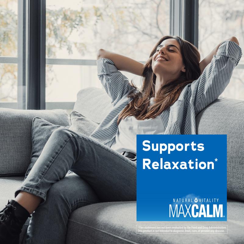 MaxCalm Mezcla Relajante en Polvo con Magnesio Citrato + Glicinato