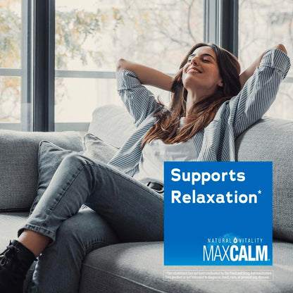 MaxCalm Mezcla Relajante en Polvo con Magnesio Citrato + Glicinato