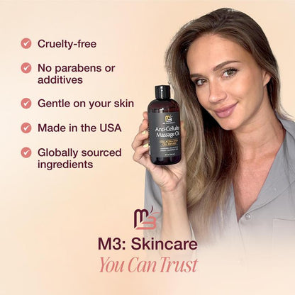 Aceite de masaje anticelulítico M3 Naturals