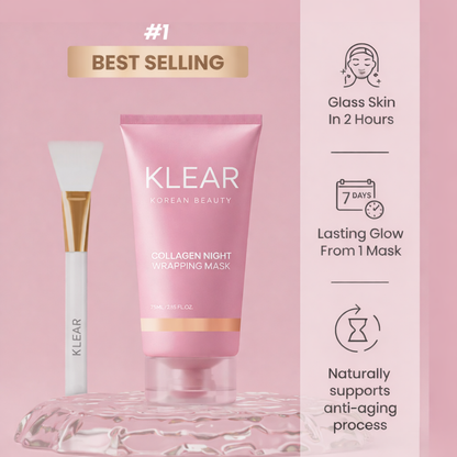 Mascarilla Facial Nocturna con Colágeno (#1 más vendida)