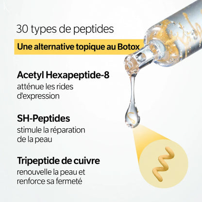 Ampoule coréenne au collagène de soie pour l'éclat