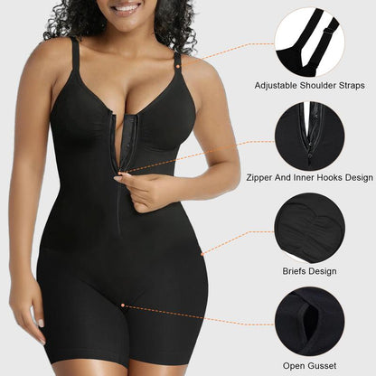 SHAPERX Fajas moldeadoras para mujer con control de abdomen y cierre de cremallera