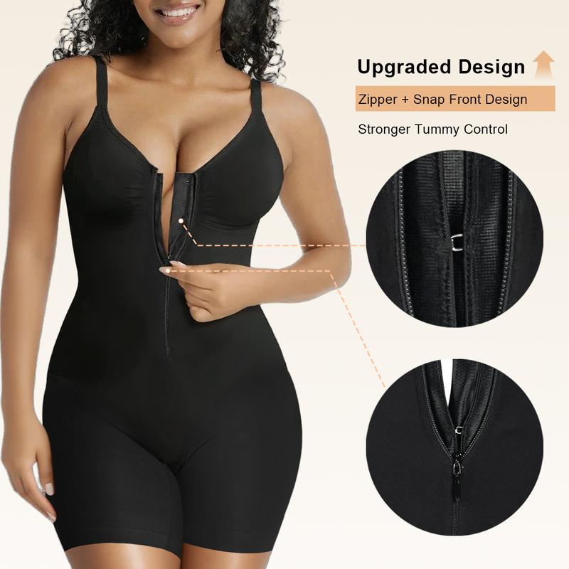 SHAPERX Fajas moldeadoras para mujer con control de abdomen y cierre de cremallera