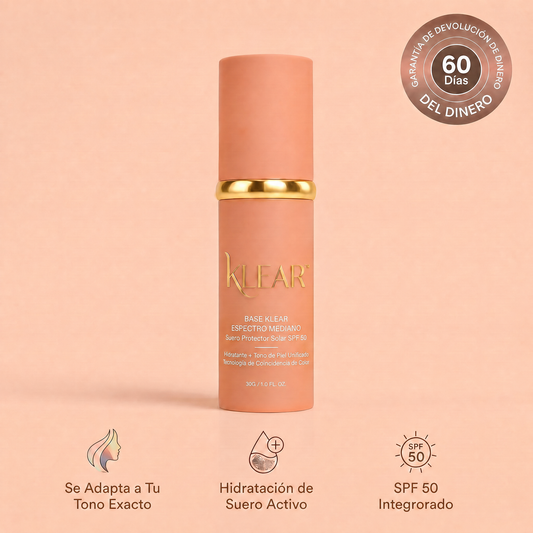 KLEAR Base | Se Adapta a Tu Tono. Sin Batallarle. Sin Oxidarse.