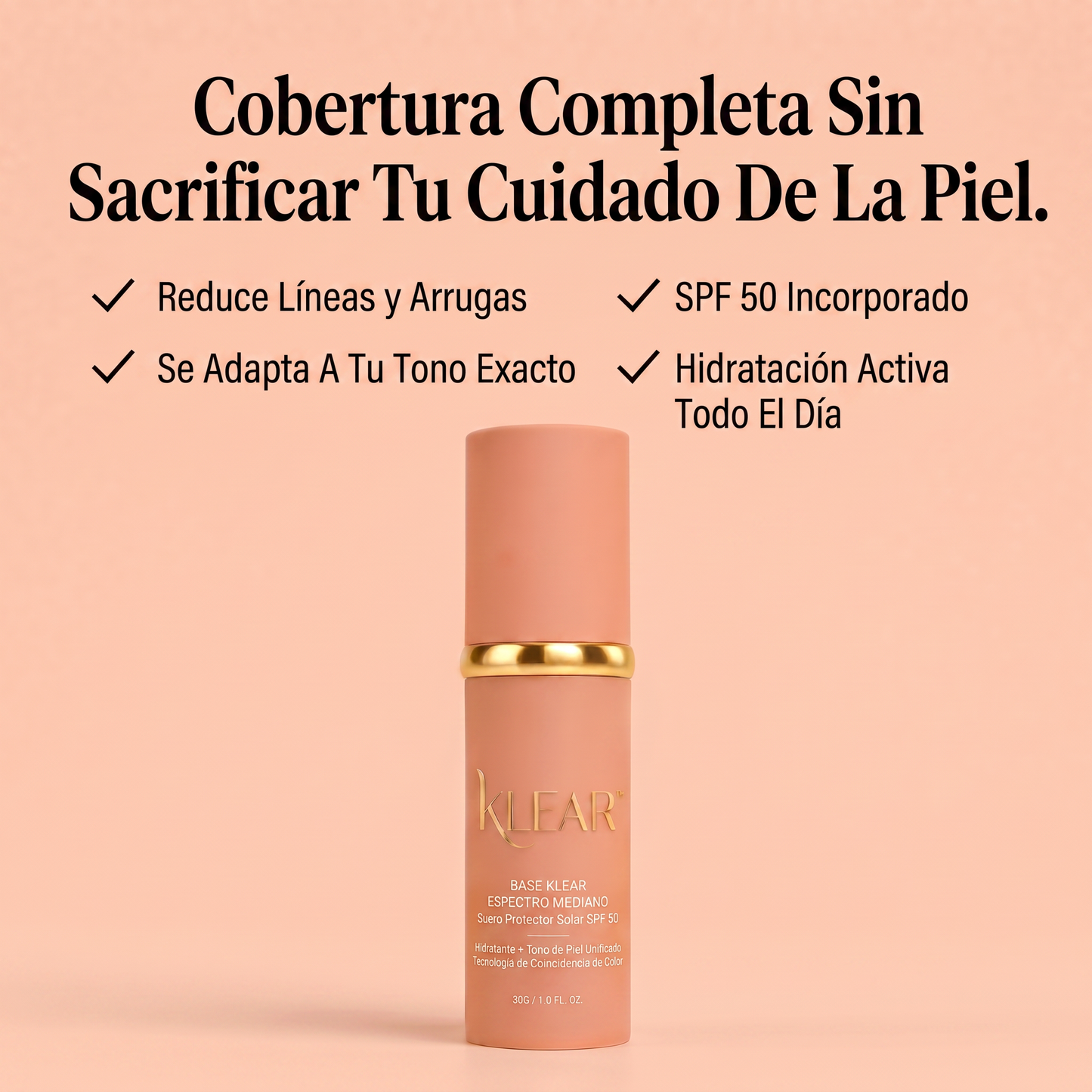 KLEAR Base | Se Adapta a Tu Tono. Sin Batallarle. Sin Oxidarse.