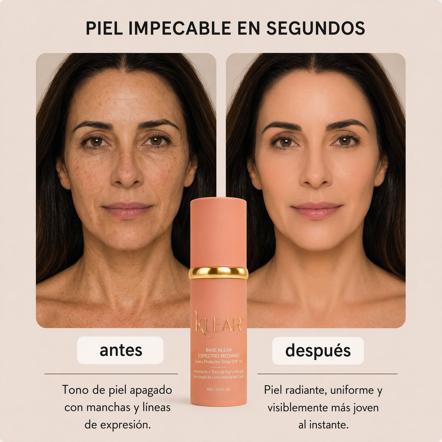 KLEAR Base | Se Adapta a Tu Tono. Sin Batallarle. Sin Oxidarse.