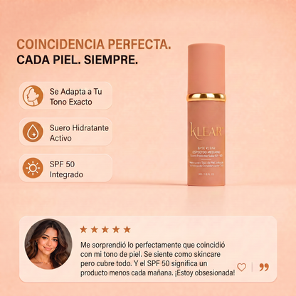 KLEAR Base | Se Adapta a Tu Tono. Sin Batallarle. Sin Oxidarse.